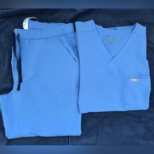 Figs Cell Blue Tansen Scrub Set
